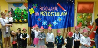 Jesień u „Wesołych Maluchów”… Pasowanie na Przedszkolaka u "Wesołych Maluchów"
