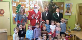 Mikołajki w Antolce Święty Mikołaj w Punkcie Przedszkolnym w Antolce
