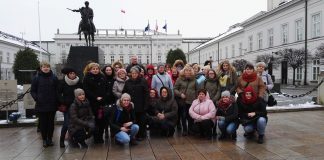 Gospodynie z gminy Gołcza w Warszawie