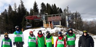 Uczniowie z Dziaduszyc na białej szkole w Sidzinie Uczniowie z Dziaduszyc na białej szkole w Sidzinie