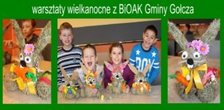 Marcowe zające – warsztaty wielkanocne w BiOAK Gminy Gołcza
