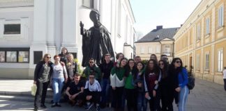 Włoscy uczniowie z rewizytą w Zespole Szkół Nr 2 im. Jana Pawła II w Miechowie