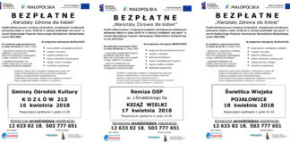 Bezpłatne warsztaty zdrowia dla kobiet – Kozłów, Książ Wielki, Pojałowice