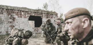 Z TERYTORIALSAMI BEZPIECZNIEJ Warszawa 12.04.2018 - 6 Mazowiecka Brygada Obrony Terytorialnej - pętla taktyczna, szkolenie wyrównawcze Fot. Irek Dorozanski