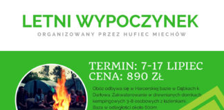 Letni wypoczynek z miechowskim Hufcem ZHP
