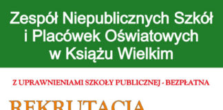 Rekrutacja do Zespołu Niepublicznych Szkół w Książu Wielkim
