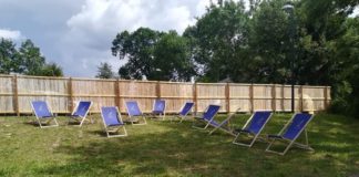 Strefa plażowa przy krytej pływalni w Miechowie