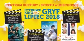 Lipcowy repertuar Cyfrowego Kina „Gryf”