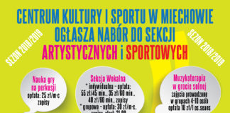 Sekcje artystyczne i sportowe CKiS Miechów