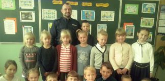 Lekcja z tatą policjantem w Antolce