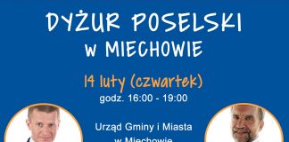 Dyżur Parlamentarzystów PO w Miechowie – Józefa Lassoty i Ireneusza Rasia