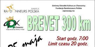 300 km Brevet 25 maja z Charsznicy