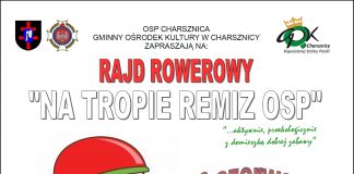 Rowerowy rajd tropem charsznickich remiz OSP