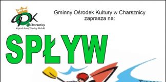 GOK Charsznica zaprasza na spływ kajakowy
