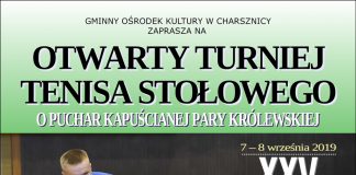 Turniej Tenisa Stołowego o Puchar Kapuścianej Pary Królewskiej 2019