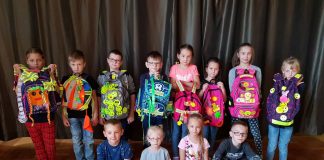 Odblaskowy plecak w Antolce