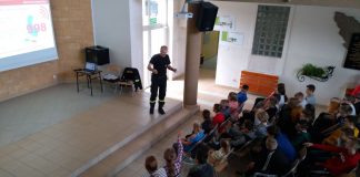 Akcja „Czujka na straży Twojego bezpieczeństwa” w Szkole Podstawowej w Książu Wielkim