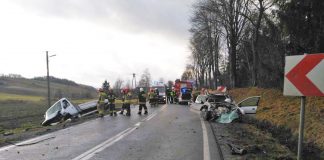 Wypadek w Falniowie!