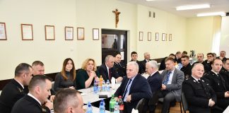 Odprawa roczna w Komendzie Powiatowej PSP w Miechowie