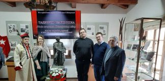 Delegacja z Powiatu Miechowskiego na obchodach 274. rocznicy urodzin Tadeusza Kościuszki