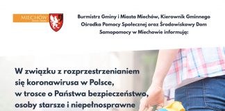 Gmina Miechów wspomaga osoby starsze i niepełnosprawne