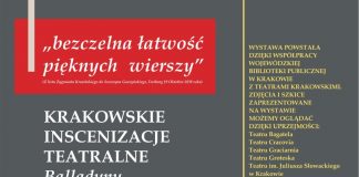 Krakowskie inscenizacje teatralne Balladyny Juliusza Słowackiego w gołczańskim BiOAK-u