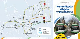 Od 1 lutego zmiany w komunikacji miejskiej w Miechowie