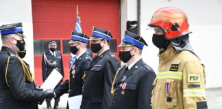 Medale, odznaczenia, awanse z okazji Powiatowego Dnia Strażaka