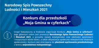 NSP 2021 – promocja – konkurs dla przedszkoli „Moja Gmina w cyferkach”