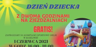 Dzień Dziecka na zjeżdżalni w Kozłowie