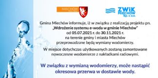 Wymiana wodomierzy w Gminie Miechów