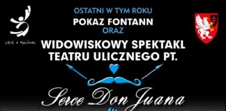 Teatr uliczny w miechowskim parku