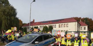 Odblaskowy łańcuch w Antolce