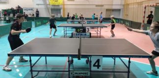 Charsznicka sekcja tenisa stołowego na turnieju w Olkuszu