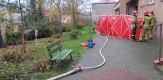 Tragiczne zdarzenie na ul. Skorupki w Miechowie