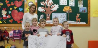 Koty, kocięta, kociaki – zajęcia z okazji Dnia Kota z klasą 0a i 0b z Gołczy