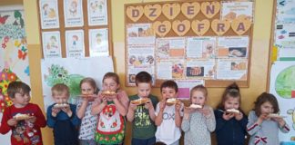 Święto gofra w zerówce w Książu Małym