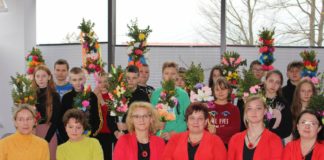 Palmy wielkanocne – spotkanie z KGW Makowianki w Centrum Kultury w Gołczy