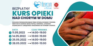 Bezpłatny kurs opieki nad chorym w domu