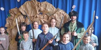 Żywa lekcja historii w Książu Małym