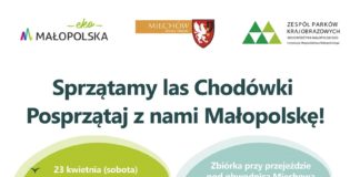 Wspólne sprzątanie lasu Chodówki