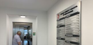 Winda w Urzędzie Gminy i Miasta Miechów