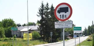 Wprowadzono ograniczenie tonażu pojazdów wjeżdżających do centrum Miechowa