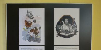 Wystawa Natalii Biesiady-Myszak „Filozofia kreski i koloru – ilustracje prasowe” w Gołczy