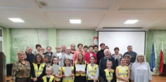 Odblaskowe spotkanie z Seniorami z Uniwersytetu III Wieku w Miechowie