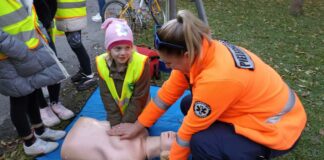 Odblaskowy piknik w SP Antolka