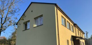 Remiza w Biskupicach po remoncie