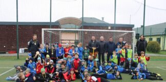 Niepodległościowy powiatowy turniej piłkarski Żaków w Kozłowie
