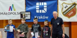 Grand Prix Małopolskiego TKKF w Tenisie Stołowym w Krakowie z udziałem zawodników GOK Charsznica