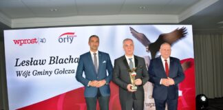 Wójt Gminy Gołcza Lesław Blacha nagrodzony „Orłem WPROST”